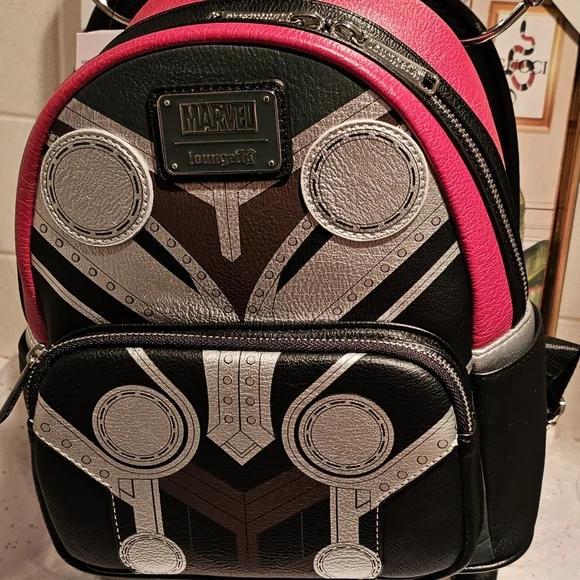 Marvel Loungefly Disney Thor Love &Thunder Mini Backpack - Picture 4 of 16